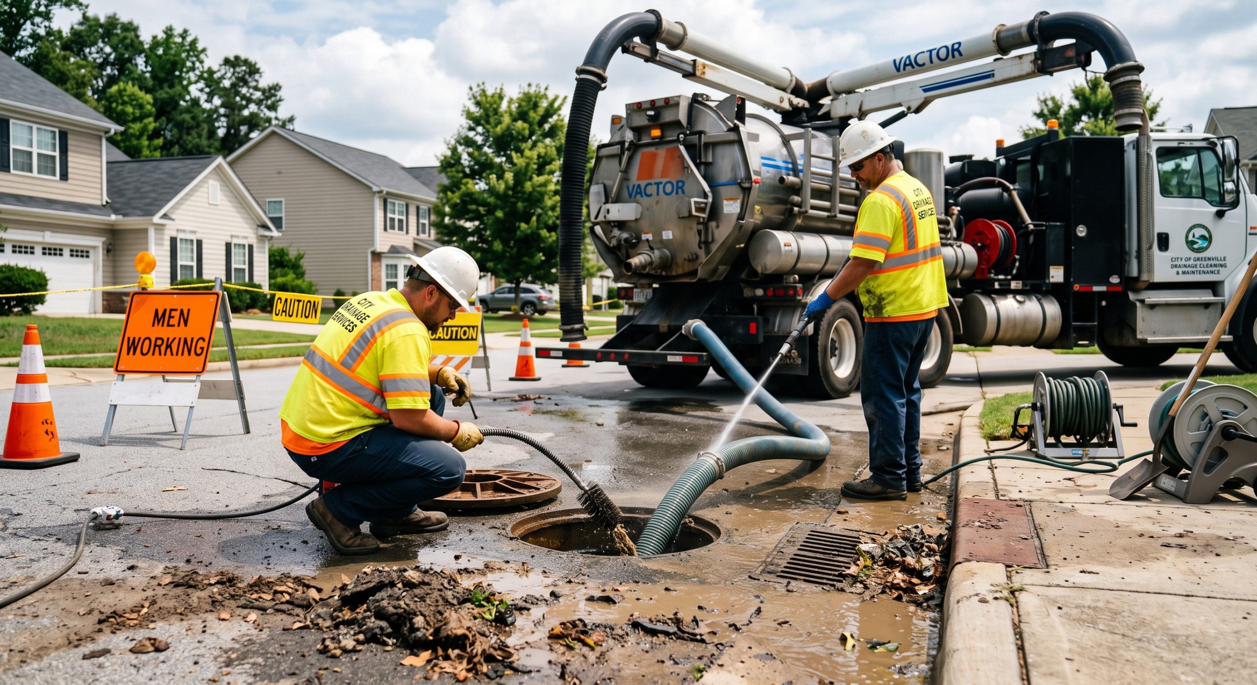 Drainage Cleaning Work